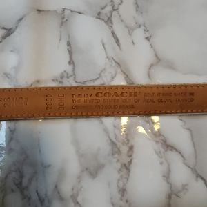 Coach Belt
